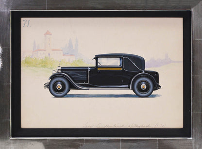 Sport Landauline coachwork design by Alexis Kellner AG for the Maybach Type 12.