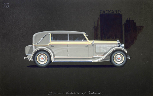 Pullman Cabriolet coachwork design by Alexis Kellner AG for the Packard Custom Eight.