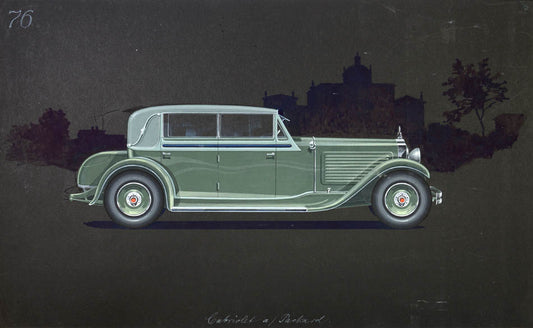 Cabriolet coachwork design by Alexis Kellner AG for the Packard Custom Eight.