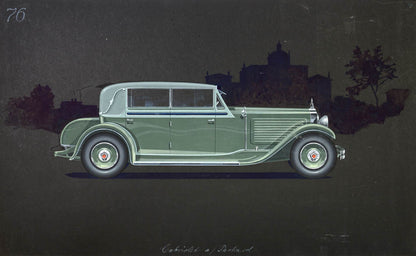 Cabriolet coachwork design by Alexis Kellner AG for the Packard Custom Eight.
