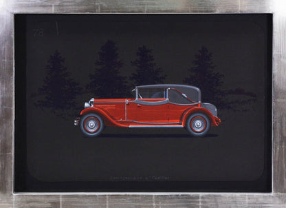 Sportcabriolet coachwork design by Alexis Kellner AG for the Cadillac 341-A.