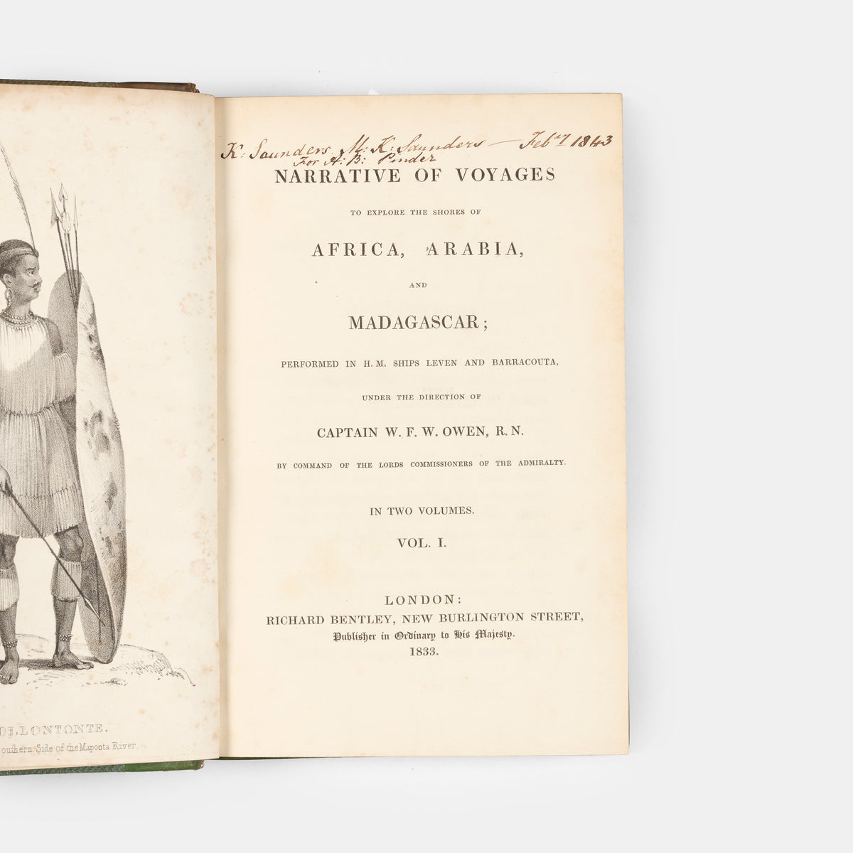 Owen accurately charted the Arabian Peninsula the Atlantic and Pacific coastlines of South Africa and also began the scientific exploration of the Zambezi.