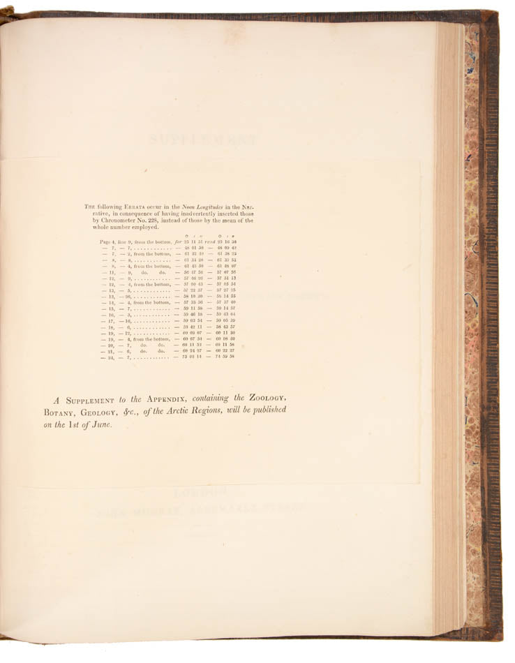 With the rarely found supplement which makes good the omissions from the Journal.