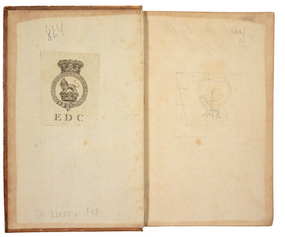 The first edition of Thomas Simes A Military Course for the Government, with 20 hand-coloured plates, and provenance for Ernest Augustus King of Hanover