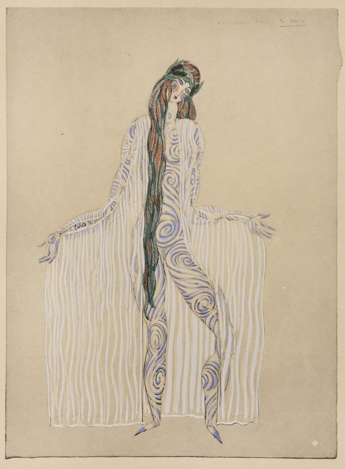 L'Oiseau Bleu one of 25, 14 pochoirs after Georges Lepape; Décors et costumes pour... one of 10 copies, 61 plates including double-page; original wrappers<br />