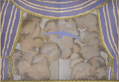 L'Oiseau Bleu one of 25, 14 pochoirs after Georges Lepape; Décors et costumes pour... one of 10 copies, 61 plates including double-page; original wrappers<br />