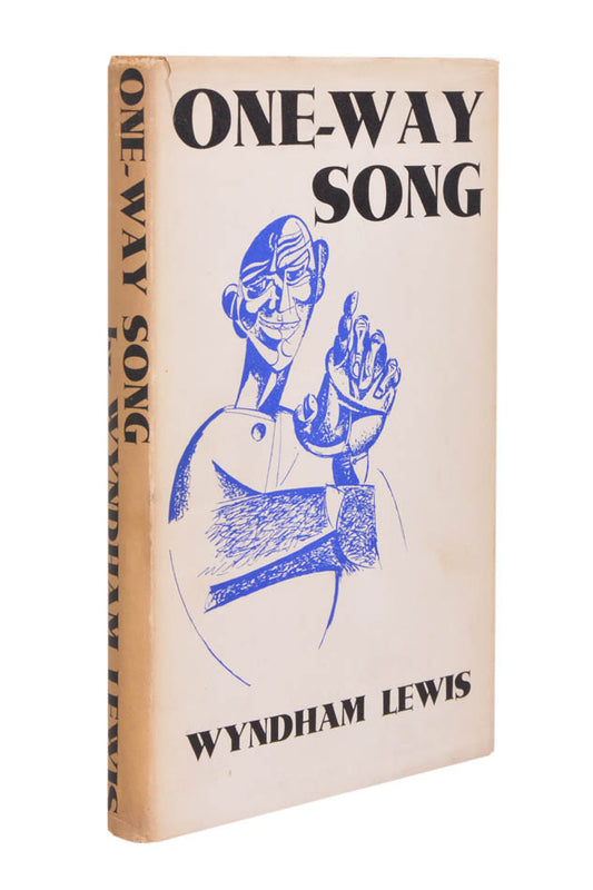 Inscribed first edition of this collection of satirical poetry by Wyndham Lewis, dedicated on the front free endpaper 'To Arthur Smith from Wyndham Lewis'.