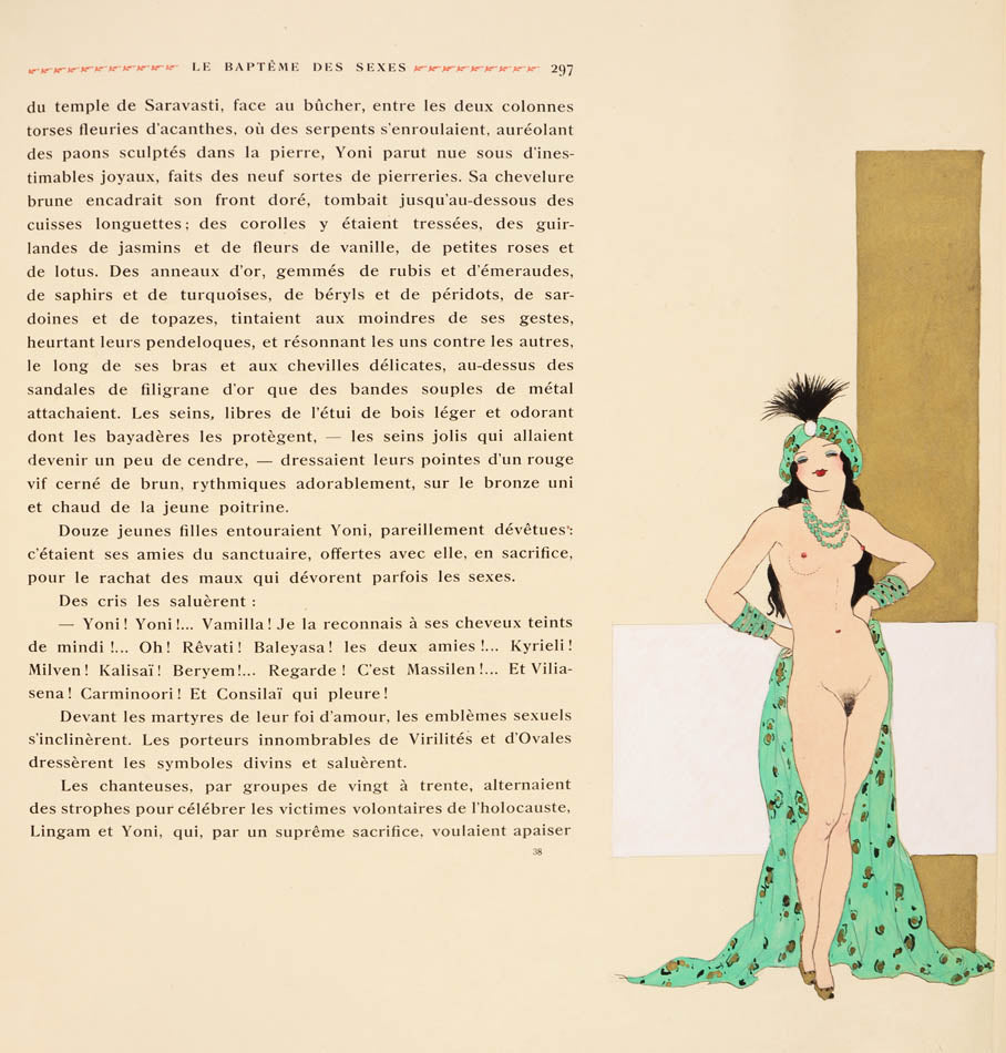 One of 95 copies on papier imperial japon, signed by the author and illustrator Fabien Lorenzi, in art deco style binding.