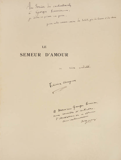 One of 95 copies on papier imperial japon, signed by the author and illustrator Fabien Lorenzi, in art deco style binding.
