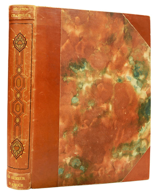 One of 95 copies on papier imperial japon, signed by the author and illustrator Fabien Lorenzi, in art deco style binding.