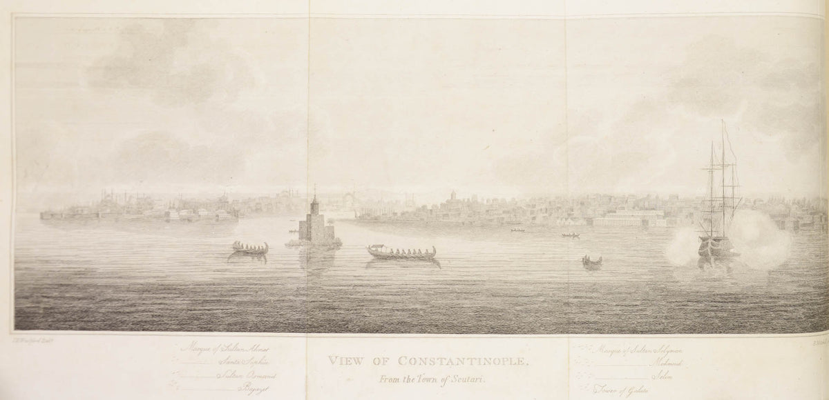 First edition. Griffiths travelled in the Levant disguised as a Greek and died on the journey.  He visited Constatinople, Chios, Smyrna and Muscat &c.