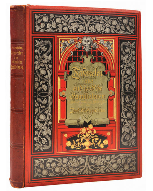 Magnificantly illustrated work with reproductions of Oppenheim's paintings<br />depicting a romanticised view of 18th-century German-Jewish life and customs.