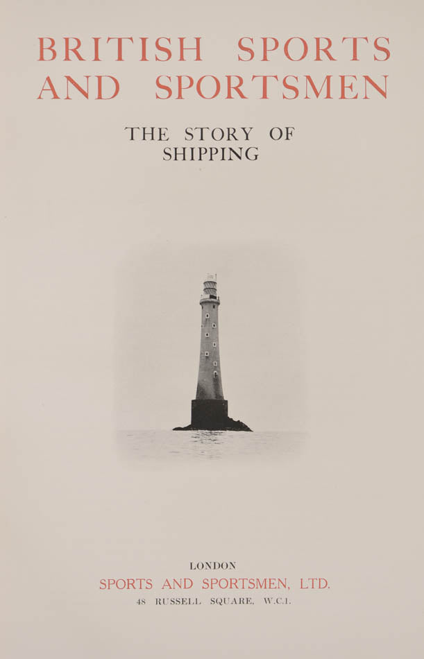 A near fine copy of this limited edition from the British Sports and Sportsmen series; photogravure plates, publisher's chamfered red morocco gilt.