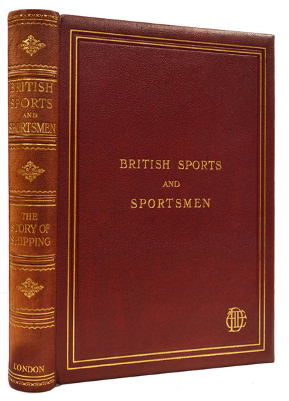 A near fine copy of this limited edition from the British Sports and Sportsmen series; photogravure plates, publisher's chamfered red morocco gilt.