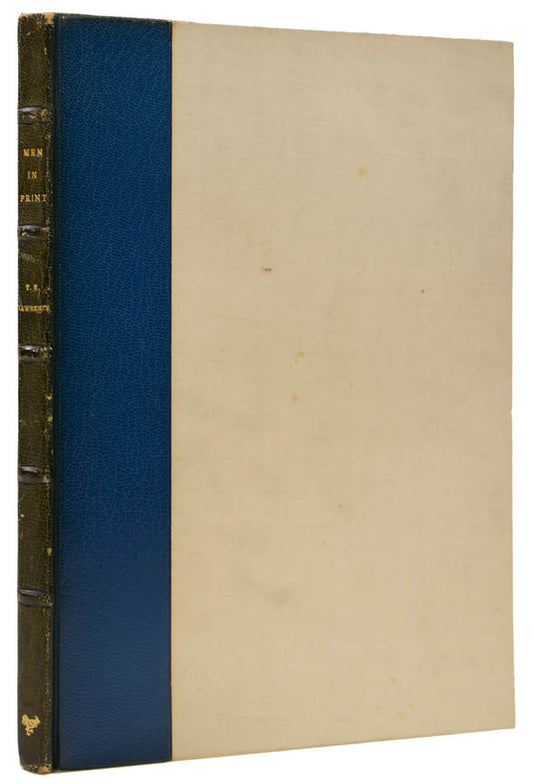 One of 500 copies of this work by T.E. Lawrence in the original binding by Sangorski & Sutcliffe, 