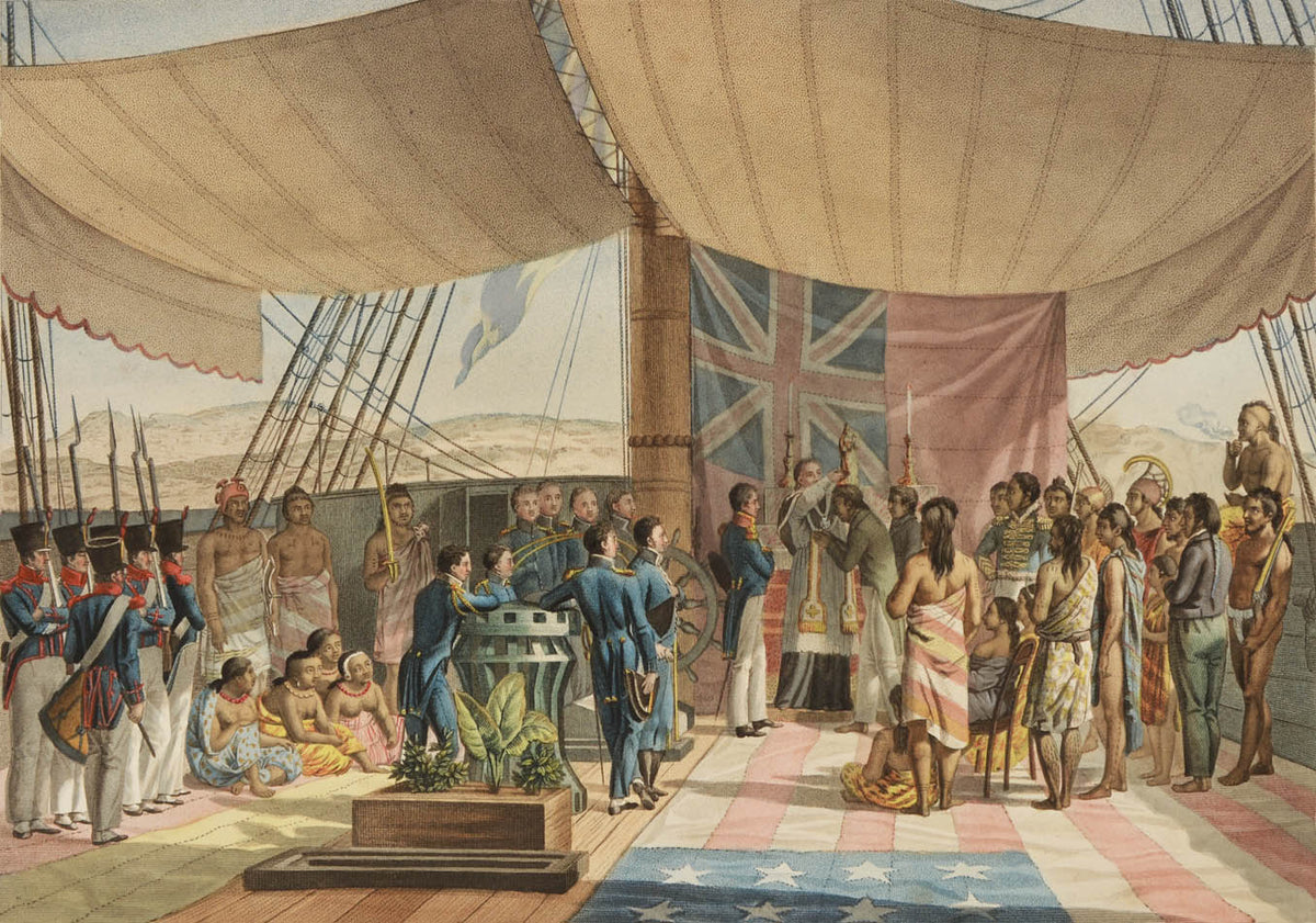 A rare complete set of the official account of Freycinet's voyage of scientific exploration in the Uranie and the Physicienne.