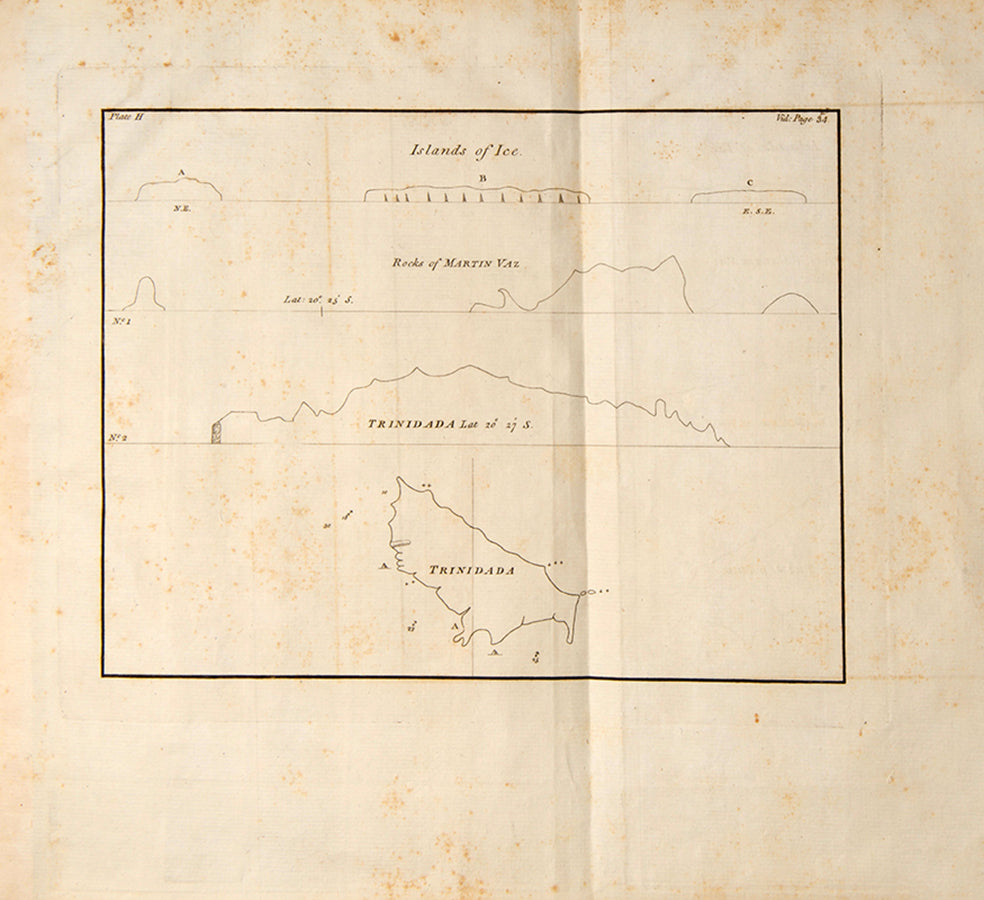 First and only edition, including in the preface  Dalrymple's appeal to lead a voyage of discovery to the South Atlantic.  