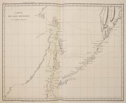 A very attractive example of the French edition of the first Russian circumnavigation, complete with the rare and beautiful atlas.