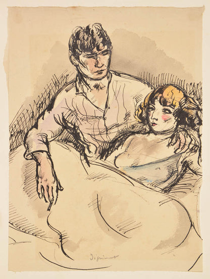 limited edition with a copper plate and a collection of original drawings from two other artists