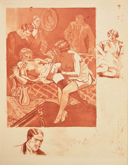 limited edition with a copper plate and a collection of original drawings from two other artists 