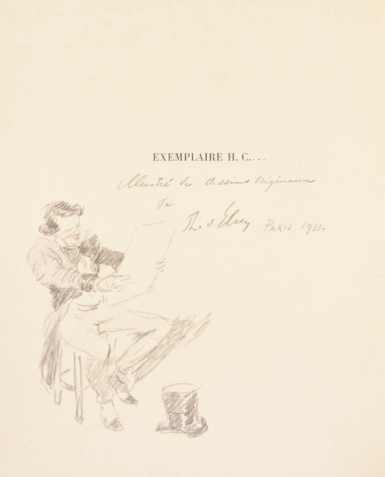 a unique copy extra-illustrated with two copper plates and original drawings by multiple artists 