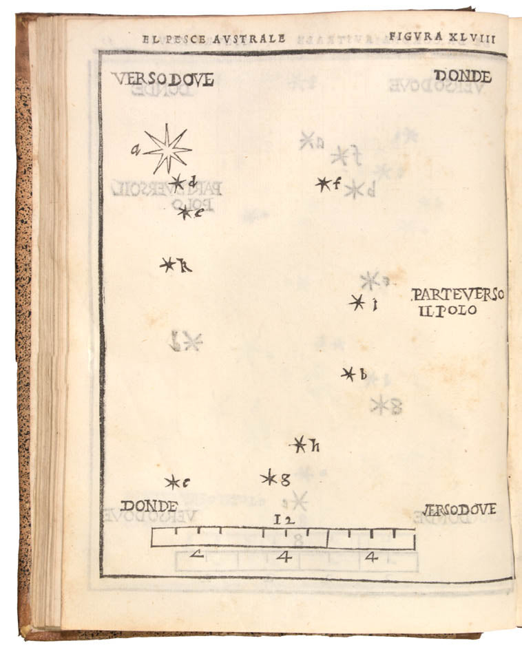 An early edition of the first printed celestial atlas.  Notable for the depiction of the Corona Australe or Southern Cross.