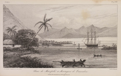 First edition of this scarce and important work on Tahiti.  Morenhout was sometime US Consul in the Pacific Islands and French consul in Tahiti.
