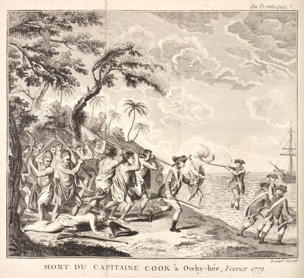 The first French edition of Rickman's acccount of Cook's third and last voyage, which preceded the official account.