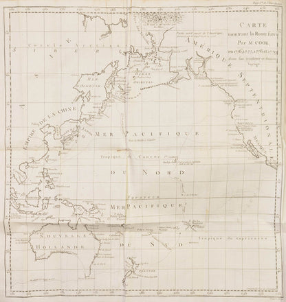 The first French edition of Rickman's acccount of Cook's third and last voyage, which preceded the official account.