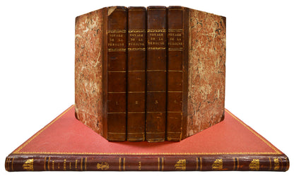 The first editin of one of the most important scientific explorations to the Pacific and Northwest Coast of America.  From a princely library.