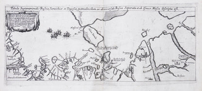 This part of de Bry's Petit Voyages includes the discovery of Hudson's Bay, the voyages of Linschoten, an account of de Quiros's voyage to Terra Australis.
