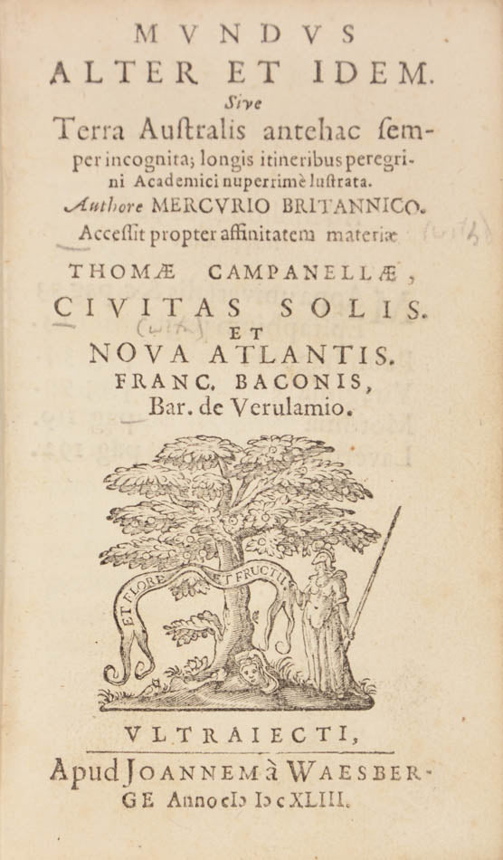 Hall's work is the earliest utopia set in Terra Australis and provided Swift for many ideas for 'Gullivery's Travels'.