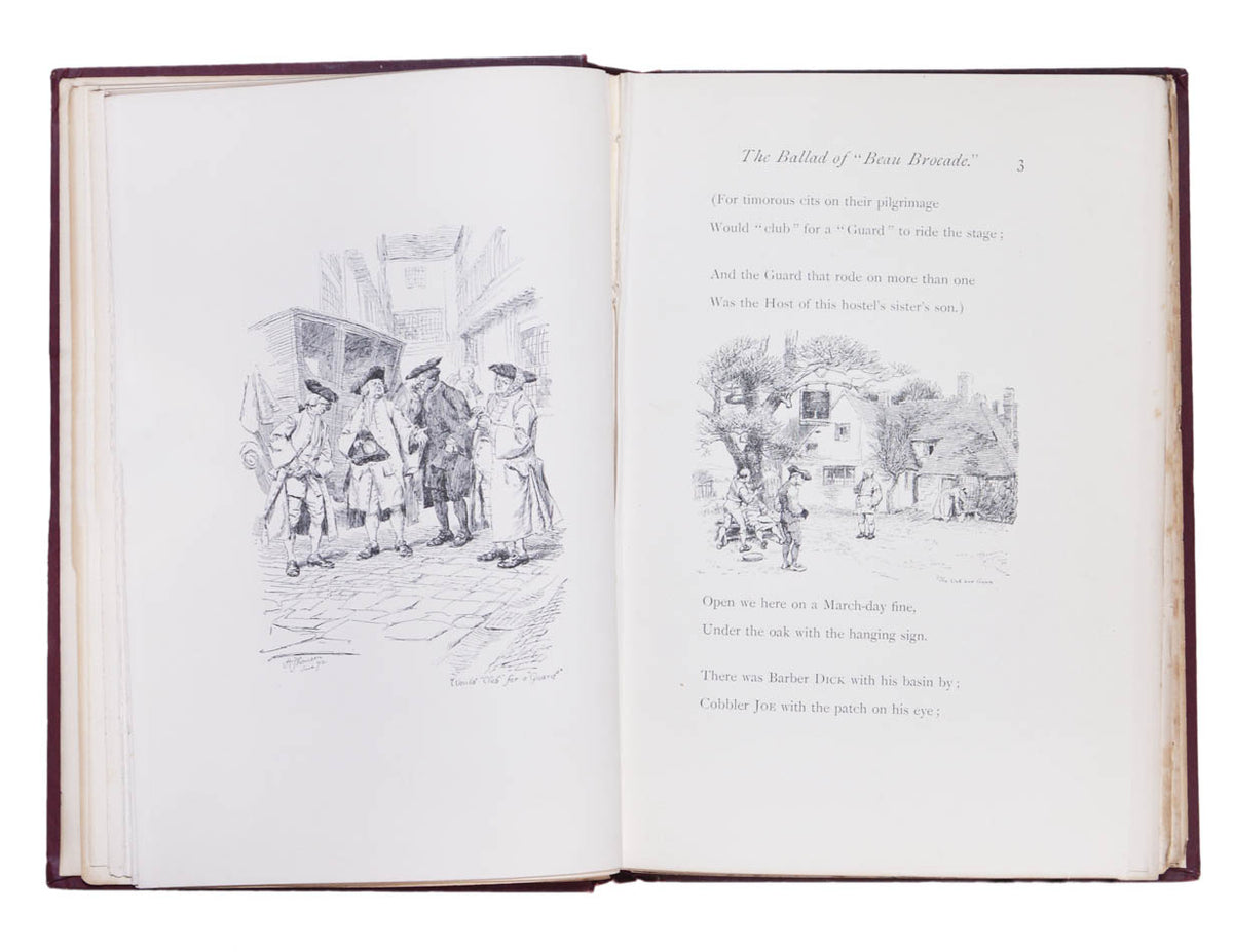 The first edition, first issue of this work by Austin Dobson, illustrated by Hugh Thomson, original cloth gilt, in rare original printed dust-jacket.