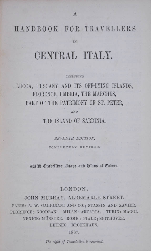 The last edition before the unification of Italy. 