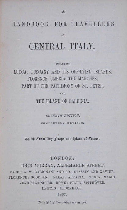 The last edition before the unification of Italy. 