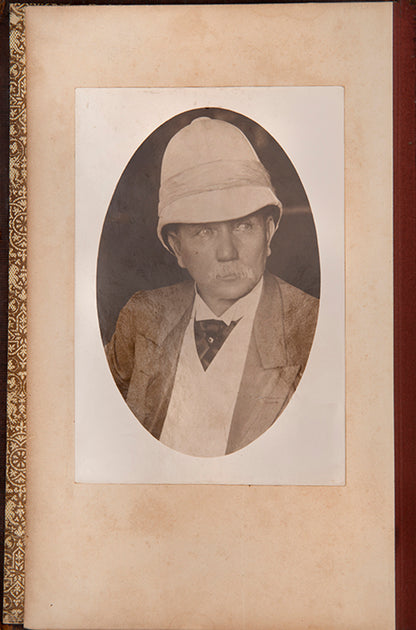 A scarce memorial of Stanley's last expedition. with a tipped-in photograph and an autograph letter by Stanley