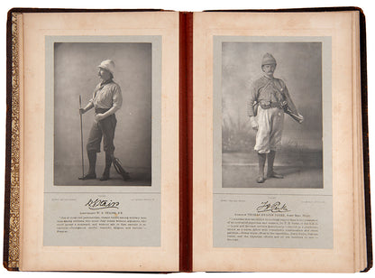 A scarce memorial of Stanley's last expedition. with a tipped-in photograph and an autograph letter by Stanley