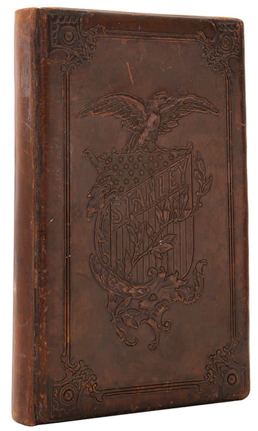 A scarce memorial of Stanley's last expedition. with a tipped-in photograph and an autograph letter by Stanley
