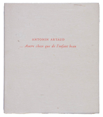 Limited edition, number 67 of 120 copies on Japon paper of Autre Chose, signed by and with colour drypoint frontispiece by Picasso.
