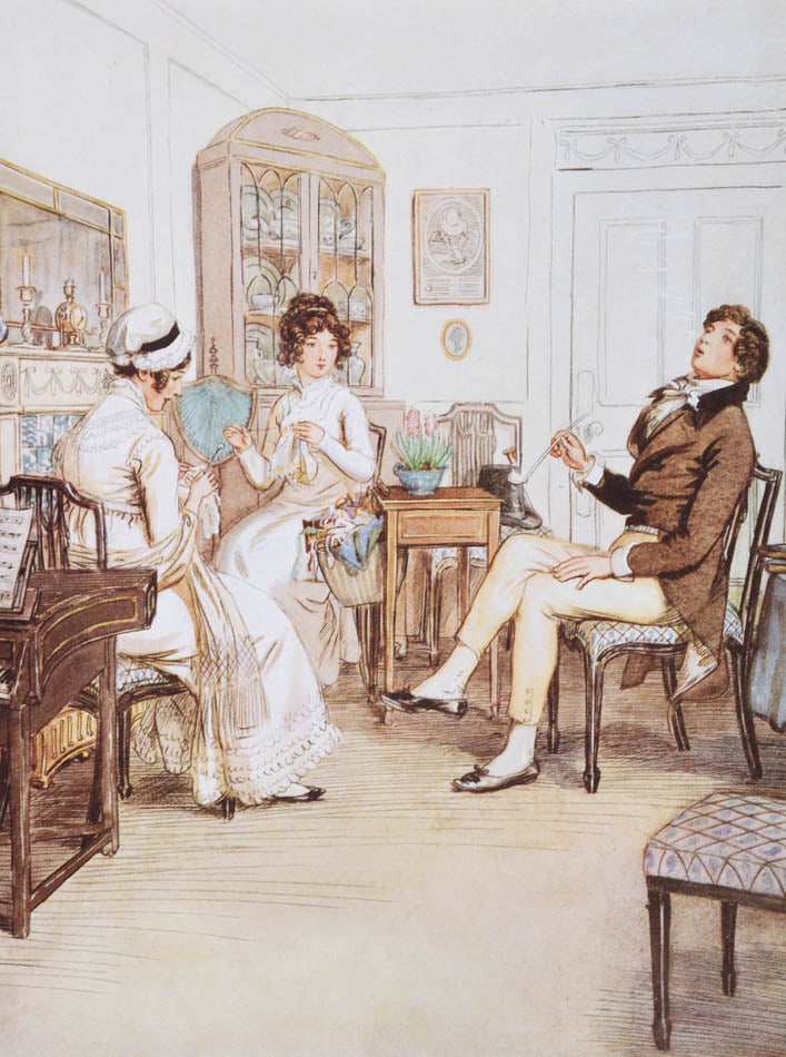 Hugh Thomson (1860-1920) renowned illustrator, in pen and ink, of classic titles