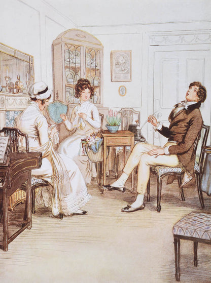 Hugh Thomson (1860-1920) renowned illustrator, in pen and ink, of classic titles