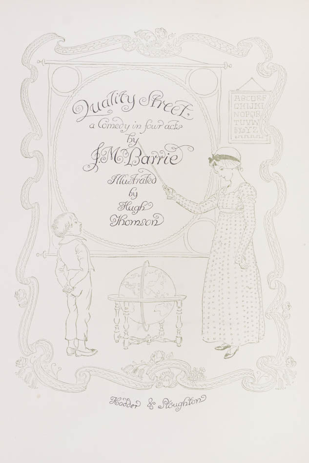 Hugh Thomson (1860-1920) renowned illustrator, in pen and ink, of classic titles