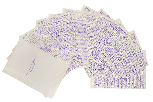 14 pages of speech notes written by Nordau for his address at the gathering in the Great Assembly Hall in London.