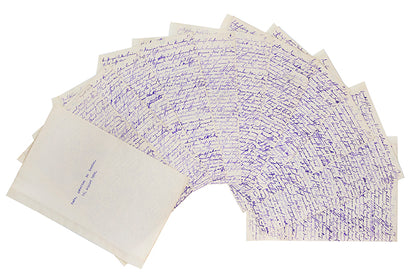14 pages of speech notes written by Nordau for his address at the gathering in the Great Assembly Hall in London.