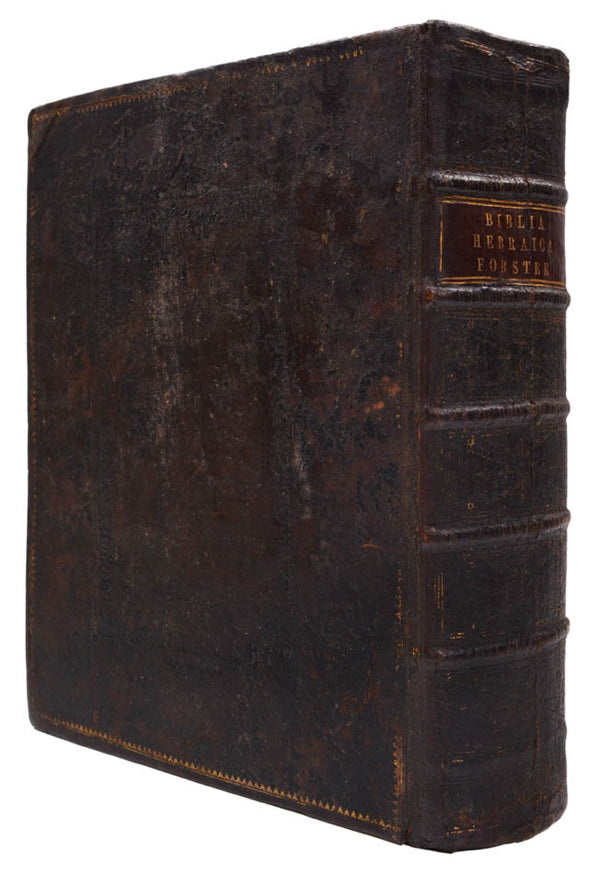 A non-vocalised edition of the Pentateuch, based on E. van der Hooght's text, one of the earliest to be printed in England.