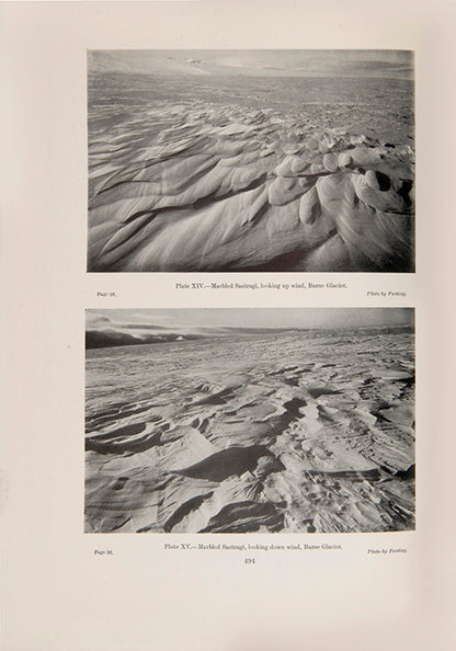 Glaciology is the best illustrated of all the <em>Terra Nova</em> publications, and includes numerous photographs by Herbert Ponting.