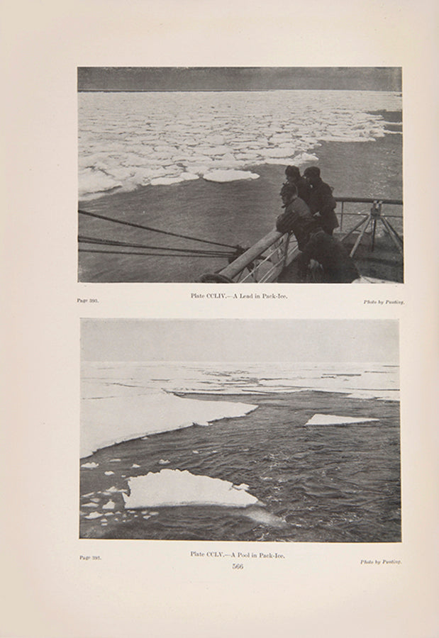 Glaciology is the best illustrated of all the <em>Terra Nova</em> publications, and includes numerous photographs by Herbert Ponting.