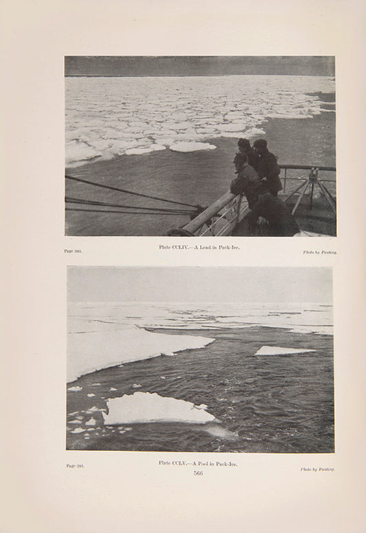Glaciology is the best illustrated of all the Terra Nova publications, and includes numerous photographs by Herbert Ponting. 
