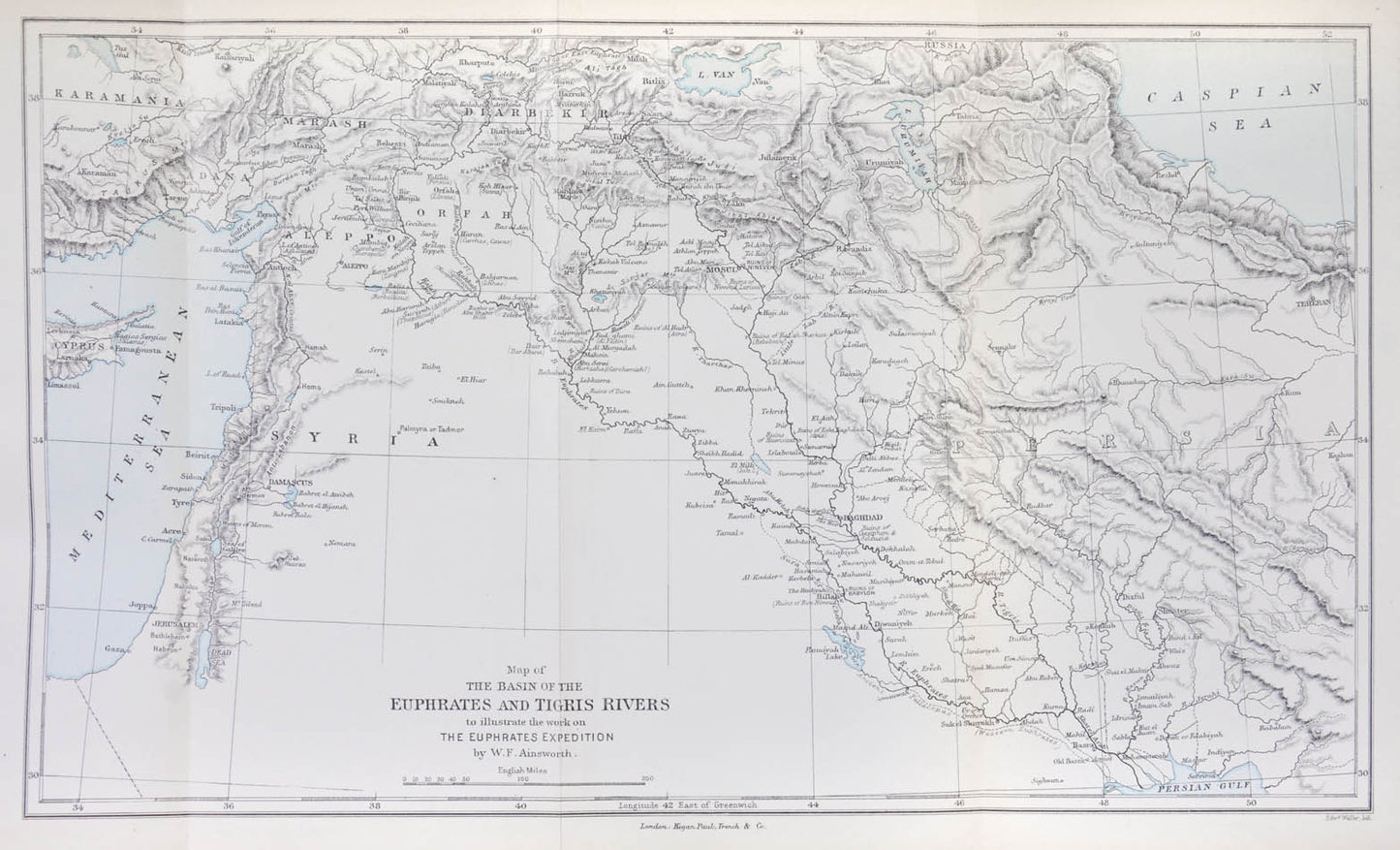 Ainsworth was attached to the Euphrates River section of the expedition An excellent supplement to Chesney's account of the same expedition.