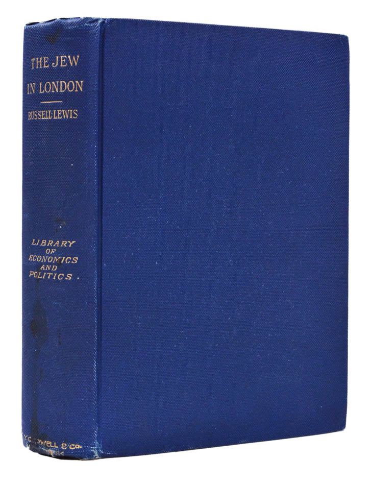 The first American edition of The Jew in London. The infamous Arkell map of the Jewish population in the East End of London with the accompanying book.